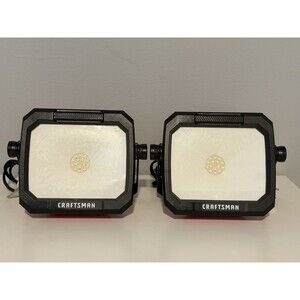 CRAFTSMAN 12 Watt Plug-in Portable Jobsite Work Light CMXELAYMPL1032 Set Of 2